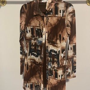 12th Tribe Button Down Dress - MEDIUM